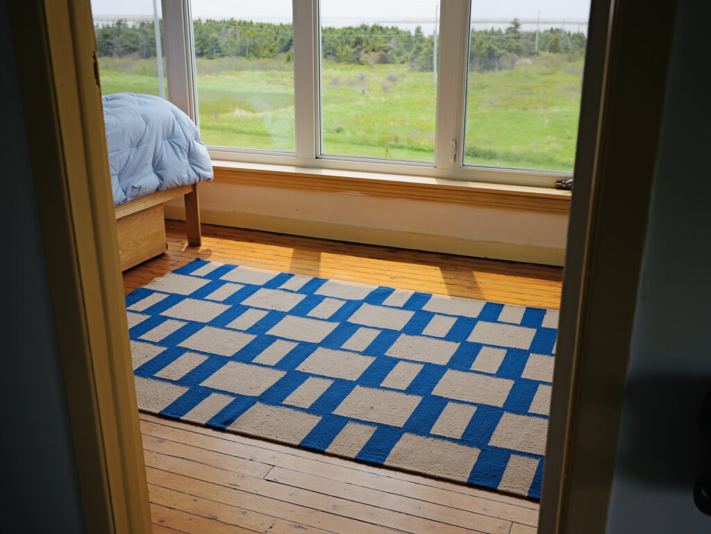 Quicksilver Fresh Air Rug. Photo Credit: Angela Adams Quicksilver Fresh Air Rug. Photo Credit: Angela Adams