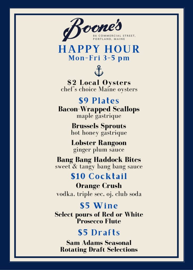 Photo Credit: Boone's Fish House & Oyster Room Photo Credit: Boone's Fish House & Oyster Room