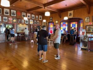 Memorial Hall with People. Photo Credit: Fifth Maine Museum