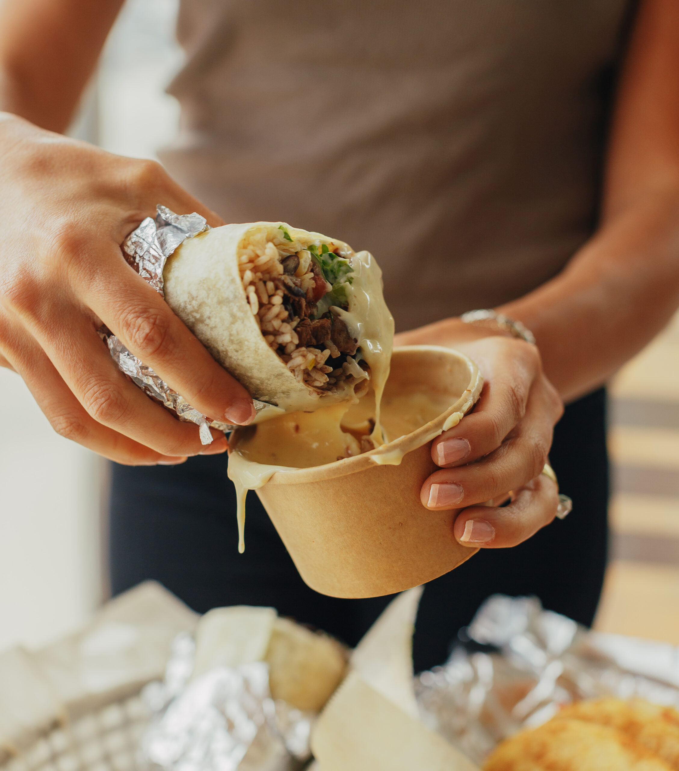 Burrito at Mesa Grande Taqueria. Photo credit: Mesa Grande Taqueria 