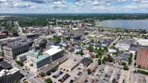 Aerial Shot of Bayside Neighborhood. Photo credit: Knack Factory