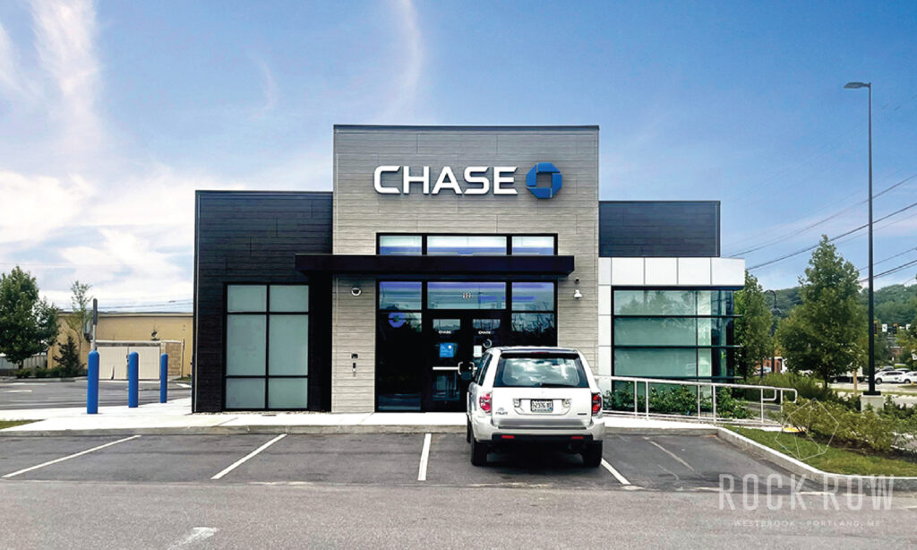 Exterior of Chase. Photo Provided by Chase Exterior of Chase. Photo Provided by Chase