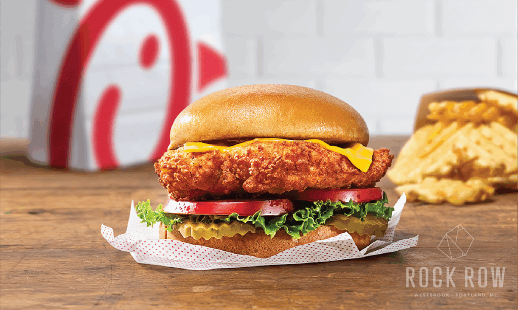 Chick-fil-A. Photo Credit: Chick-fil-A Rock Row Chick-fil-A. Photo Credit: Chick-fil-A Rock Row