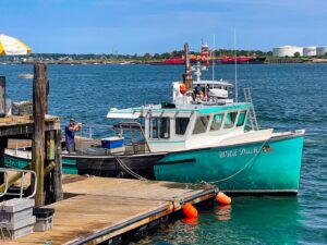 Rocky Bottom Fisheries Tour Boat. Photo credit: @travelmemoriesbymelissa on Instagram
