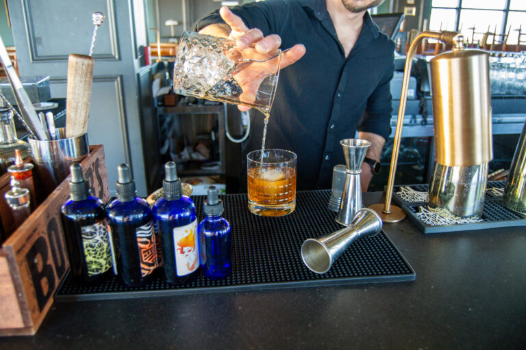 Drink being poured. Photo credit: Lauren Peters Drink being poured. Photo credit: Lauren Peters