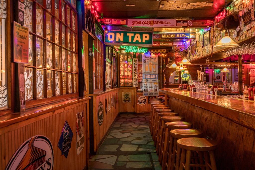 Bar at GLB. Photo Credit: Peter G. Morneau