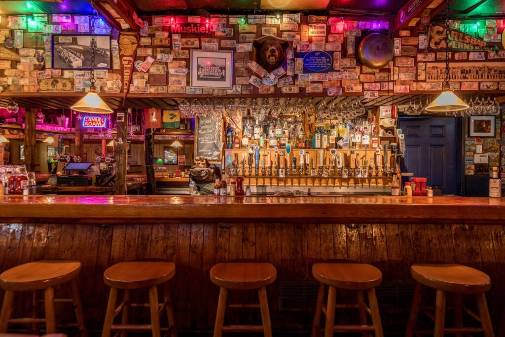 Bar at GLB. Photo Credit: Peter G. Morneau