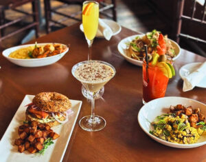 Brunch spread. Photo credit: Boone's Fish and Oyster House