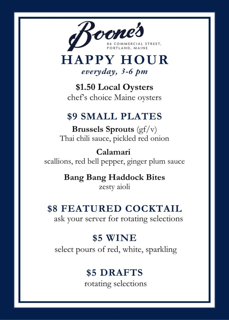 Fall-2025-Happy-Hour. Photo Provided by Boone's