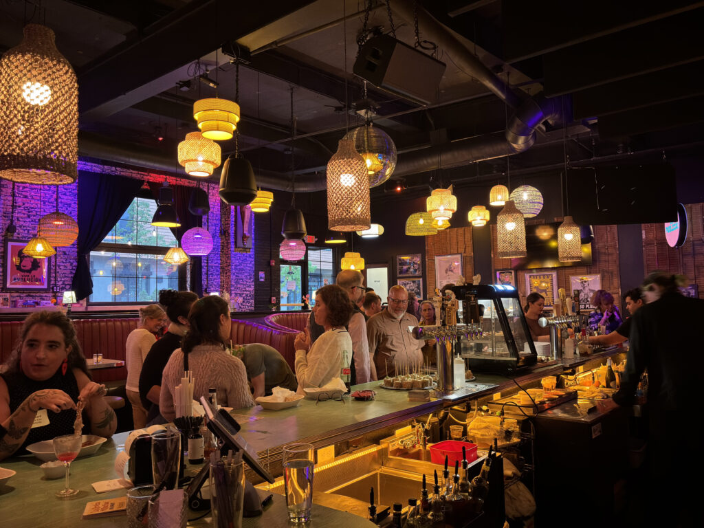 Networking event at the Lincoln Hotel. Photo credit: Lauren Peters.