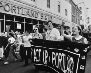Protest in Portland. Photo Credit: Annette Dragon