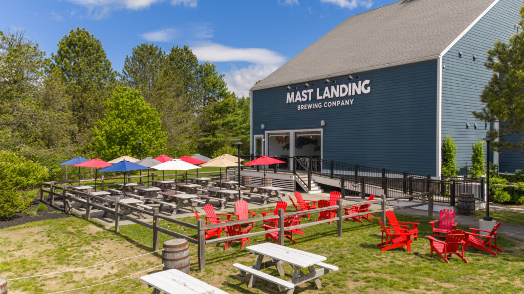 Lawn at Mast Landing Freeport. Photo Credit: Peter G. Morneau