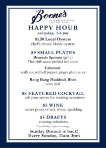 Winter 2025 Happy Hour, photo courtesy of Boone's