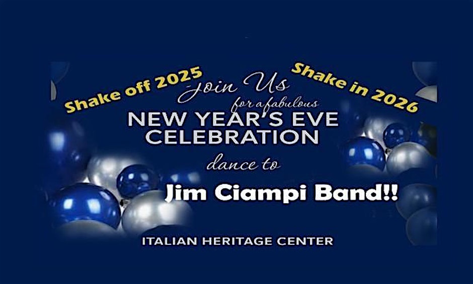 Italian Heritage Center NYE Party Graphic. Photo Credit: IHC