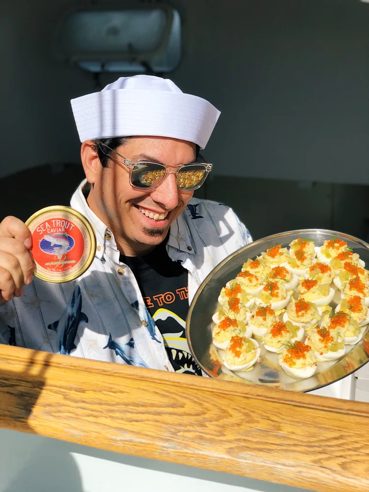 Chef Series Wine + Food Sail with Chef Sansonetti of Chaval. Photo credit: Wine Wise