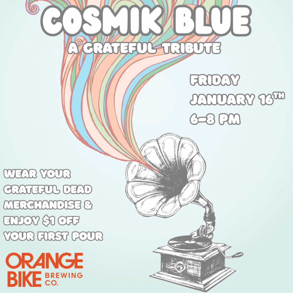 Cosmik-Blue Poster provided by: Orange Bike Brewing