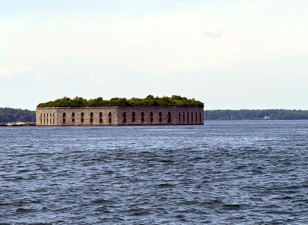Fort Gorges. Photo Credit: Casco Bay Legacy Charters