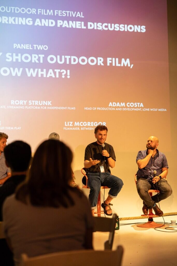 Panel Discussion at Maine Outdoor Film Festival. Photo Credit: Madeline Harris Photography