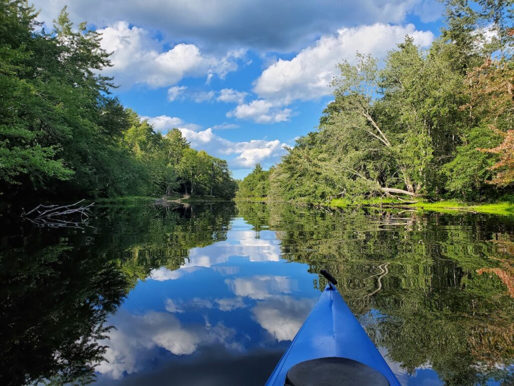 Kayaking. Photo Credit: Hirundo Wildlife Refuge