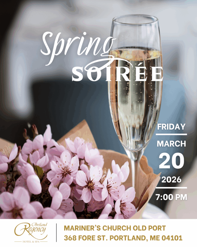 Event Graphic, courtesy of The Portland Regency Hotel and Spa