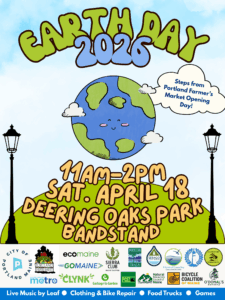 Earth Day poster, provided by: The City of Portland
