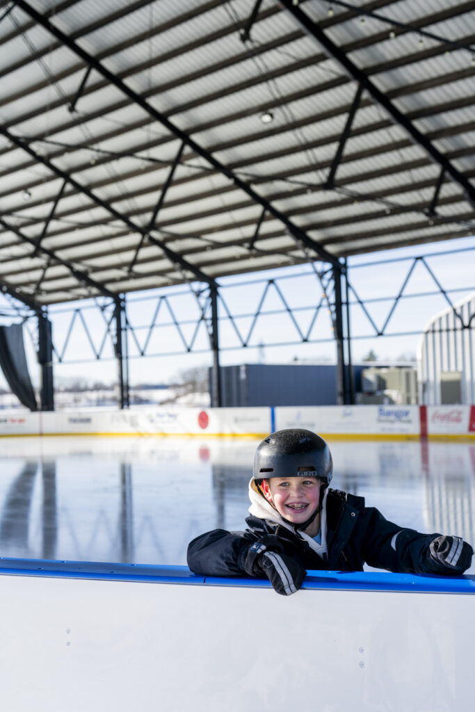 Child Skating at Thompson's Point Rink. Credit: Capshore Photography