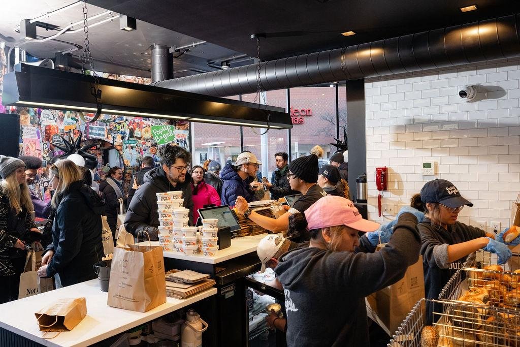 PopUp Bagels Interior. Photo Credit: Shado Of A Rose Photography