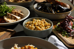 Dining at Bistro Leluco. Photo Credit: Bon Vivants Creative