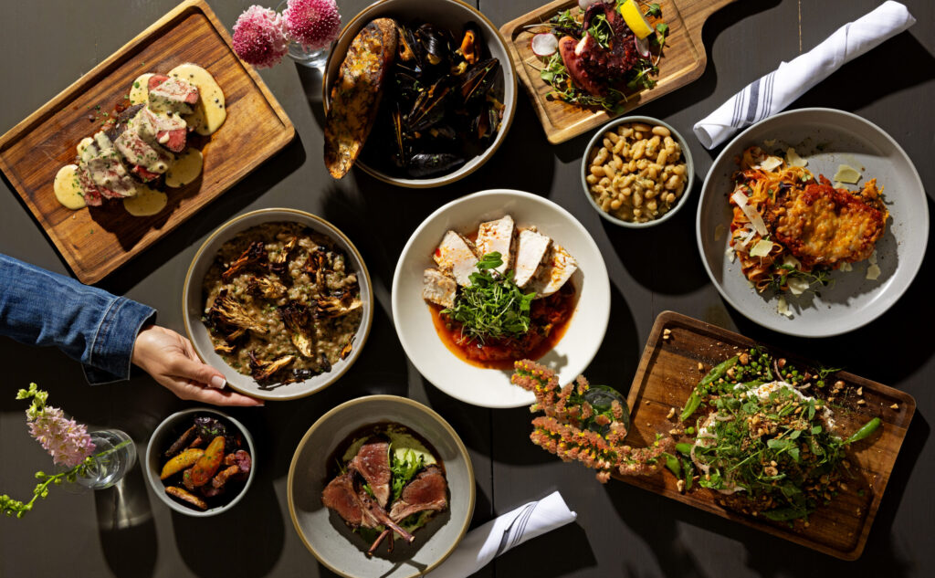 Dining at Bistro Leluco. Photo Credit: Bon Vivants Creative