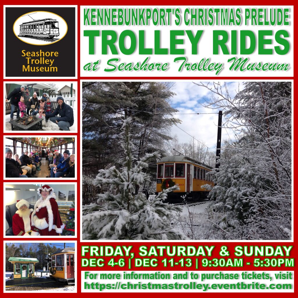 Christmas Prelude Trolley Ride - Photo Credit: Seashore Trolley Museum