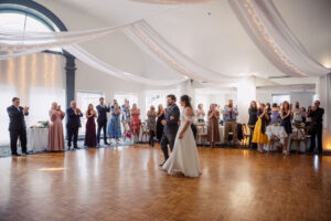 Wedding at Mariner's Church by Portland Regency. Photo Credit: James Hardman Photography