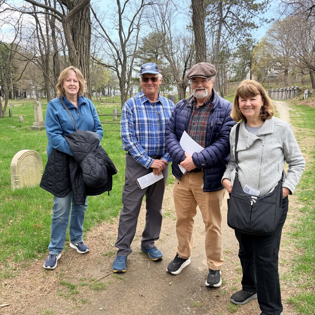 Tour of Western Cemetery. Photo credit: Susan Lavigne