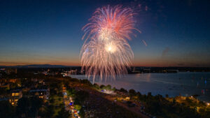 4th of July Fireworks. Photo credit: Peter G. Morneau