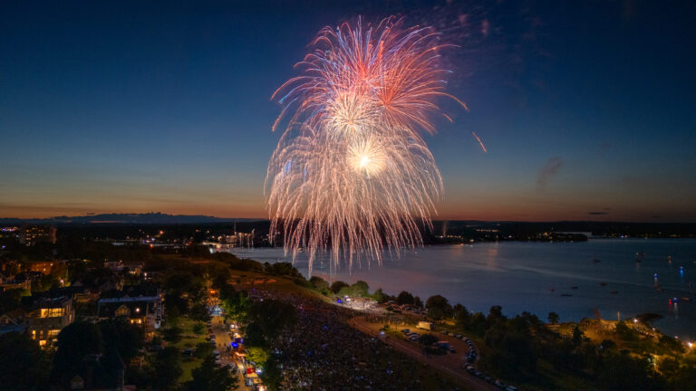 4th of July Fireworks. Photo credit: Peter G. Morneau
