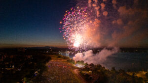 4th of July Fireworks. Photo credit: Peter G. Morneau
