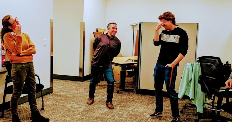 Group Team Building Session. Photo Credit: Get Up & Go Improv
