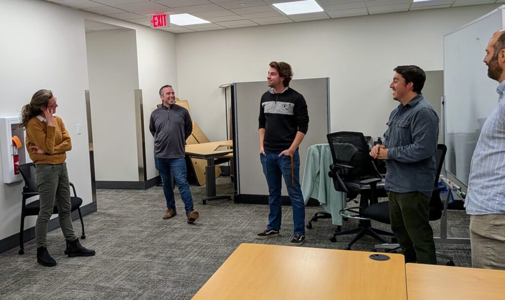 Team Members in Session. Photo Credit: Get Up & Go Improv