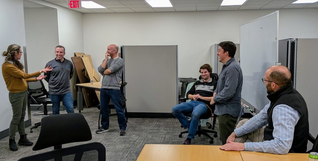 Team Members in Improv Session. Photo Credit: Get Up & Go Improv