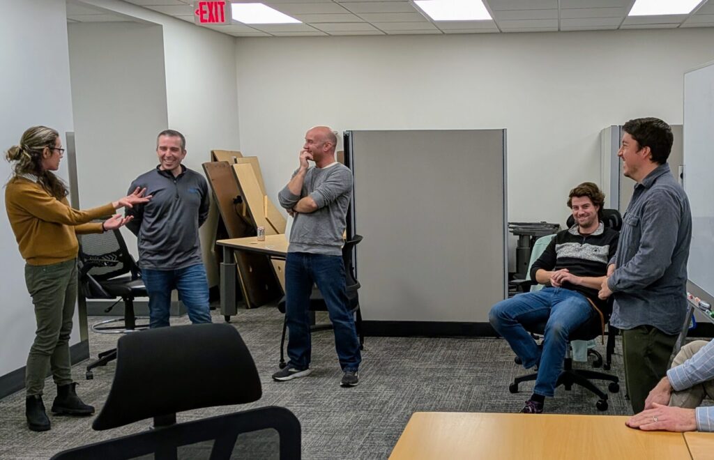Team Members in Improv Session. Photo Credit: Get Up & Go Improv