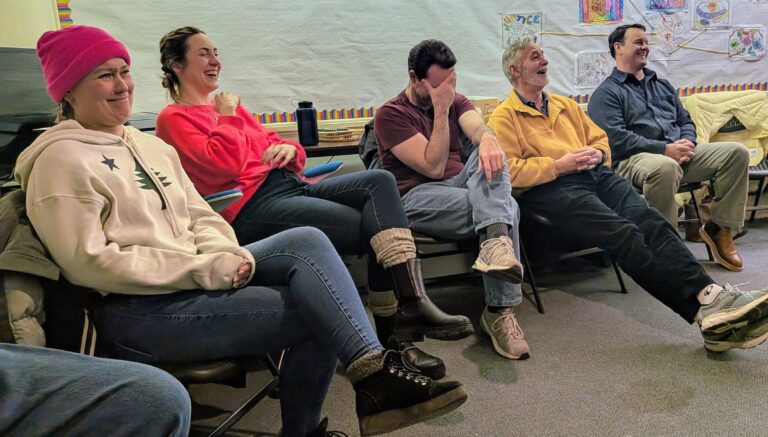 Team Members in Improv Session. Photo Credit: Get Up & Go Improv