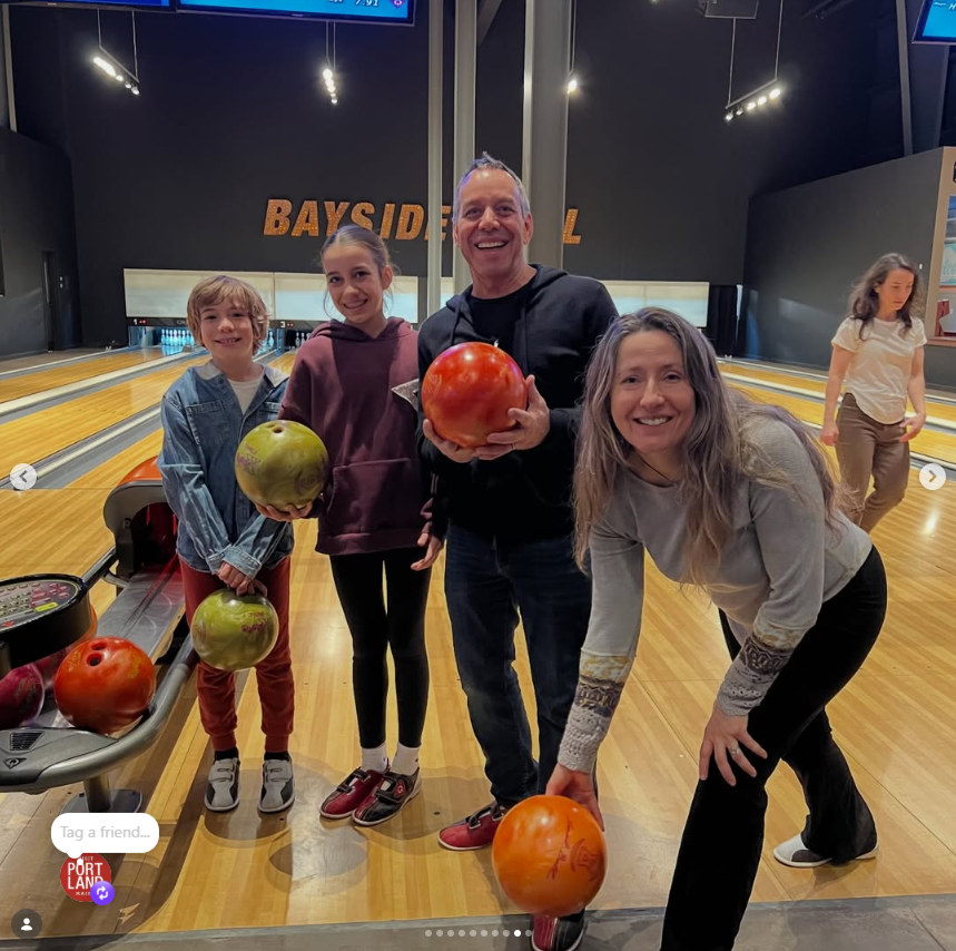 Gregg Daniels and family Bowling at Bayside Bowl 