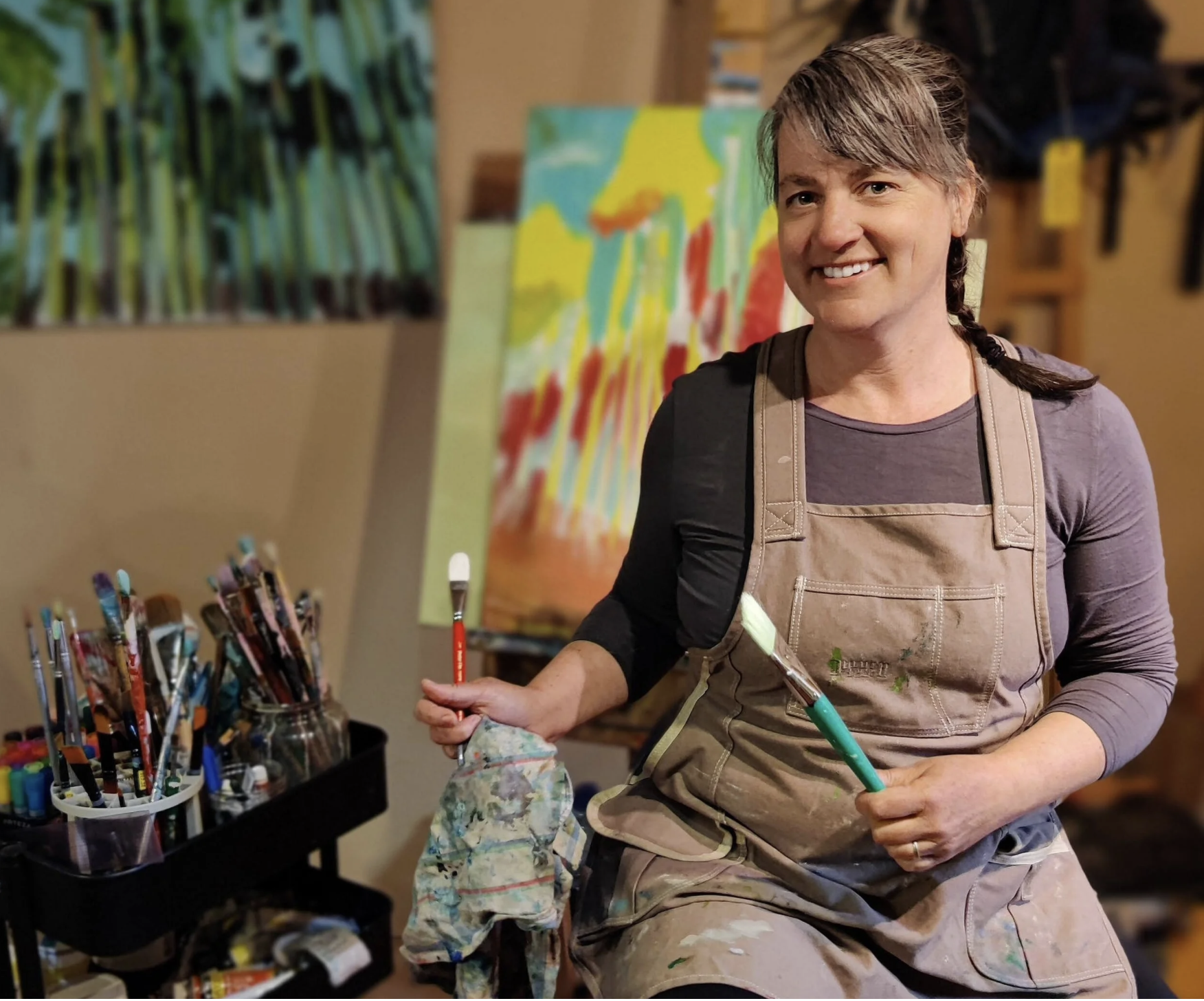 Artist Residency - Photo Credit: Justine Lasdin's website