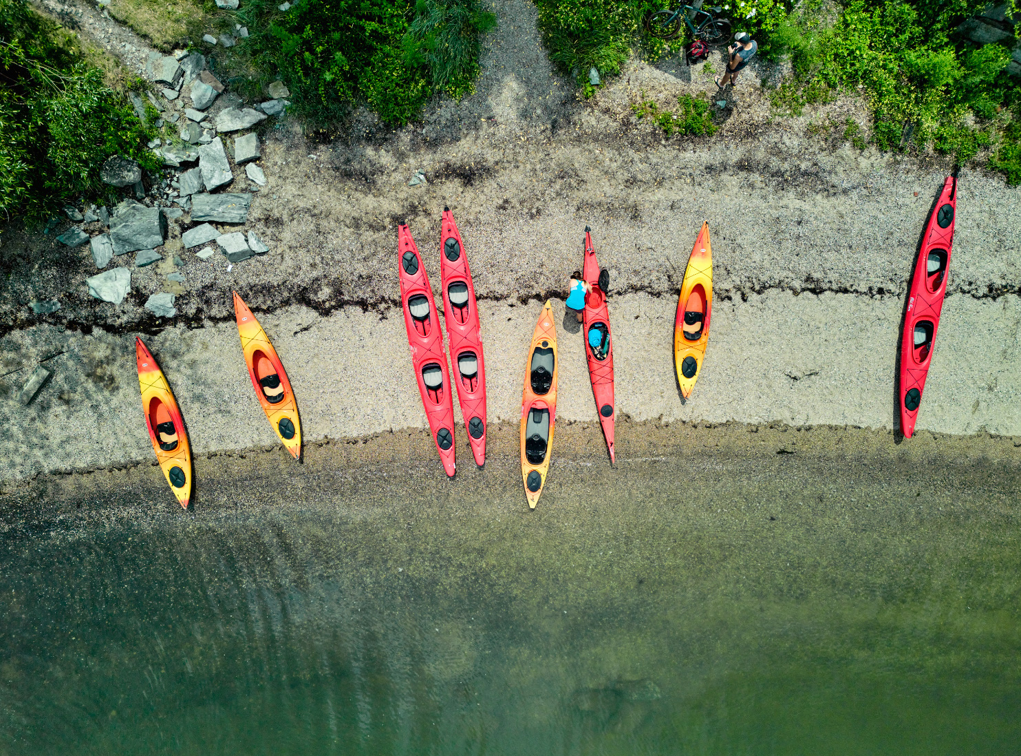 Paddleboarding on Casco Bay
