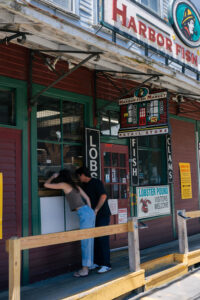 Exterior of Harbor Fish Market. Photo credit: Andy Austin