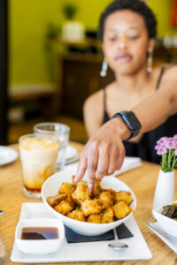 Appetizer at Green Elephant Vegetarian Bistro. Photo Credit: Capshore Photography.