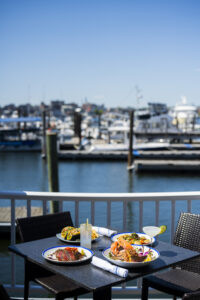 Meal at Saltwater Grille. Photo Credit: Capshore Photography.