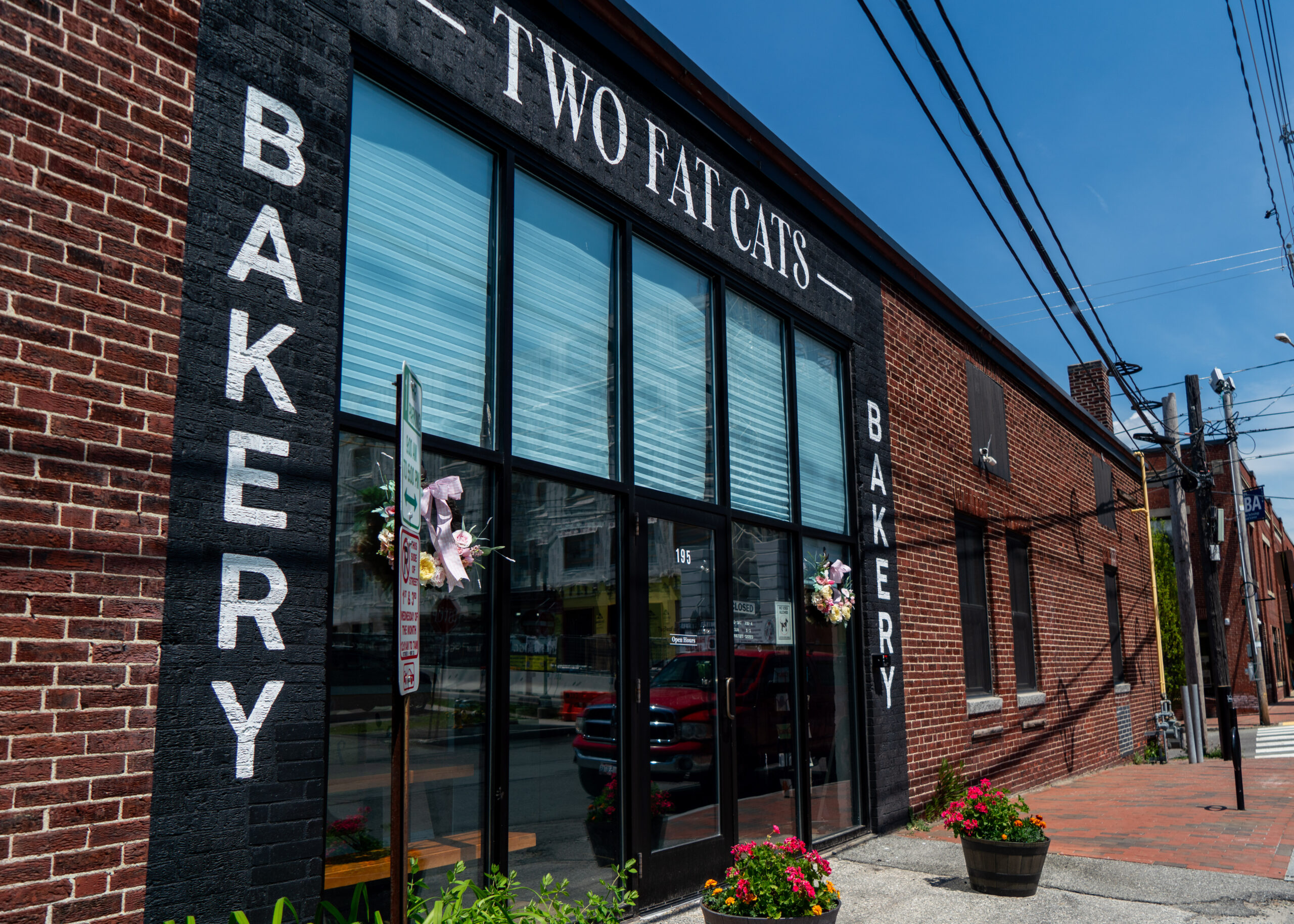 Exterior of Two Fat Cats Bakery. Photo credit: Avery Lehman Exterior of Two Fat Cats Bakery. Photo credit: Avery Lehman