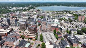 Aerial Shot of Bayside Neighborhood. Photo credit: Knack Factory