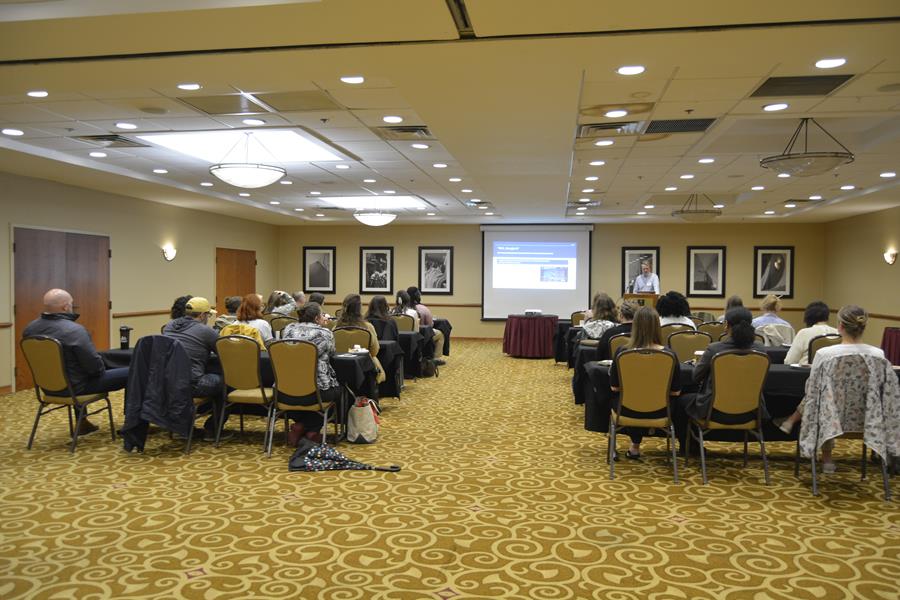 Meeting Room at the Clarion Hotel. Photo credit: Harleigh Gastman