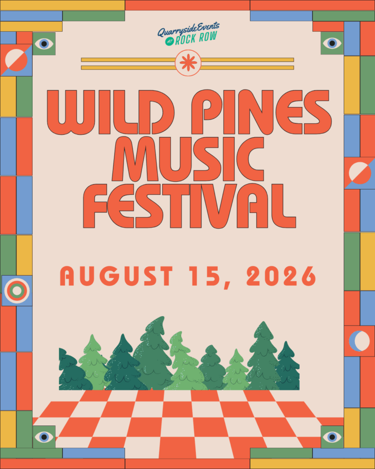 Wild Pines Music Festival Poster. Photo provided by: Rock Row
